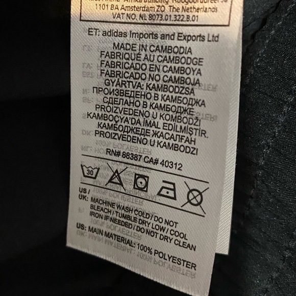 Adidas Track Jacket Windbreaker Hoodie Colorblock - Picture 11 of 12